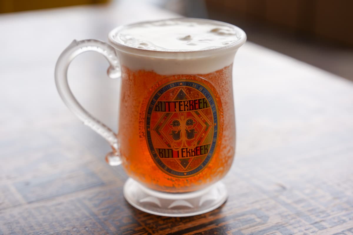Butterbeer at Tokyo Harry Potter Studio Tour