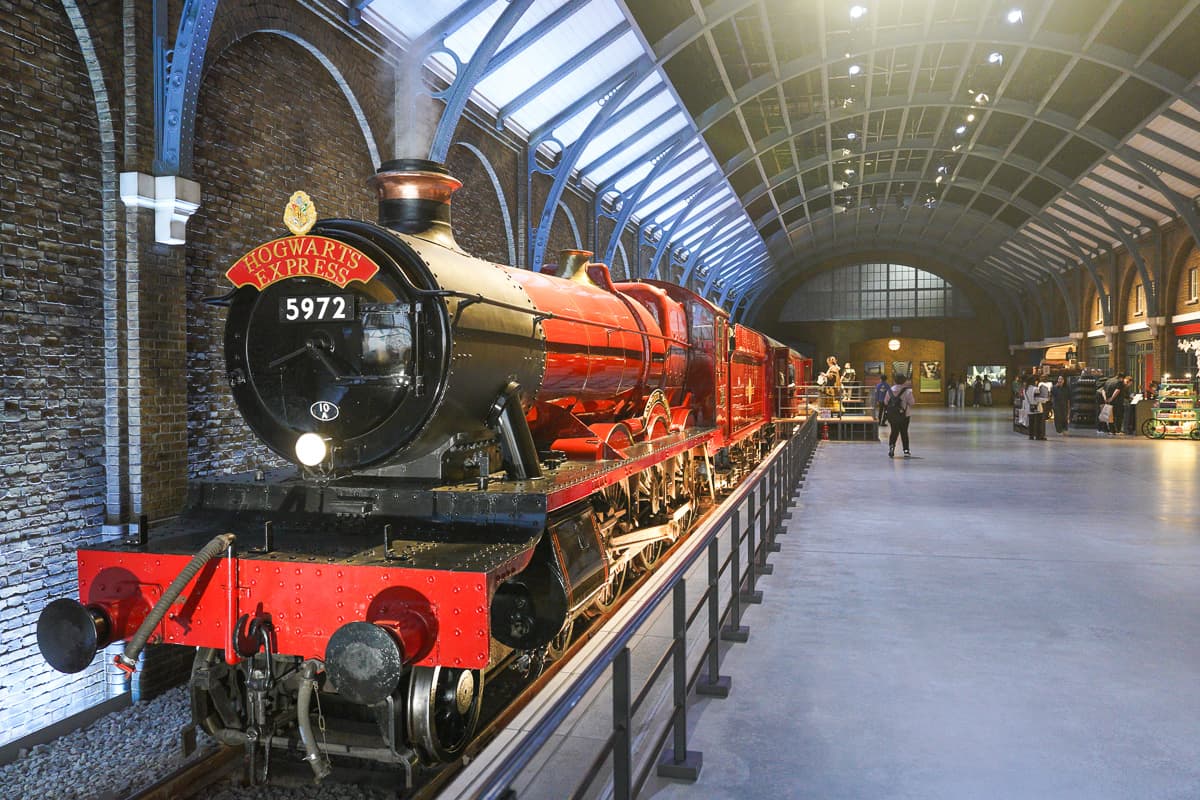 Hogwarts Express train at Tokyo Harry Potter Studio