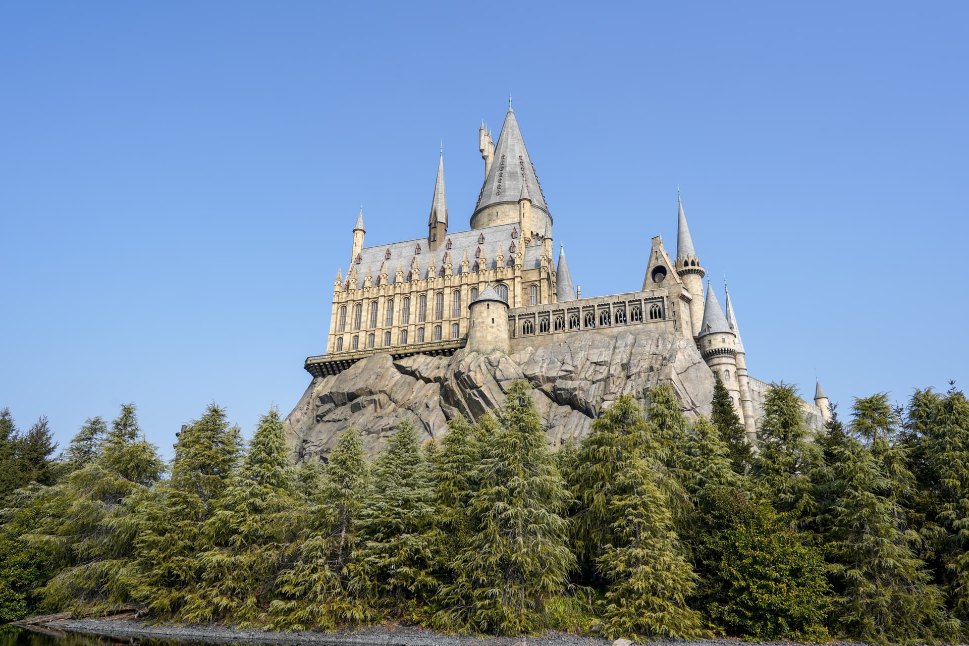 Hogwarts Castle in the Wizarding World of Harry Potter at USJ