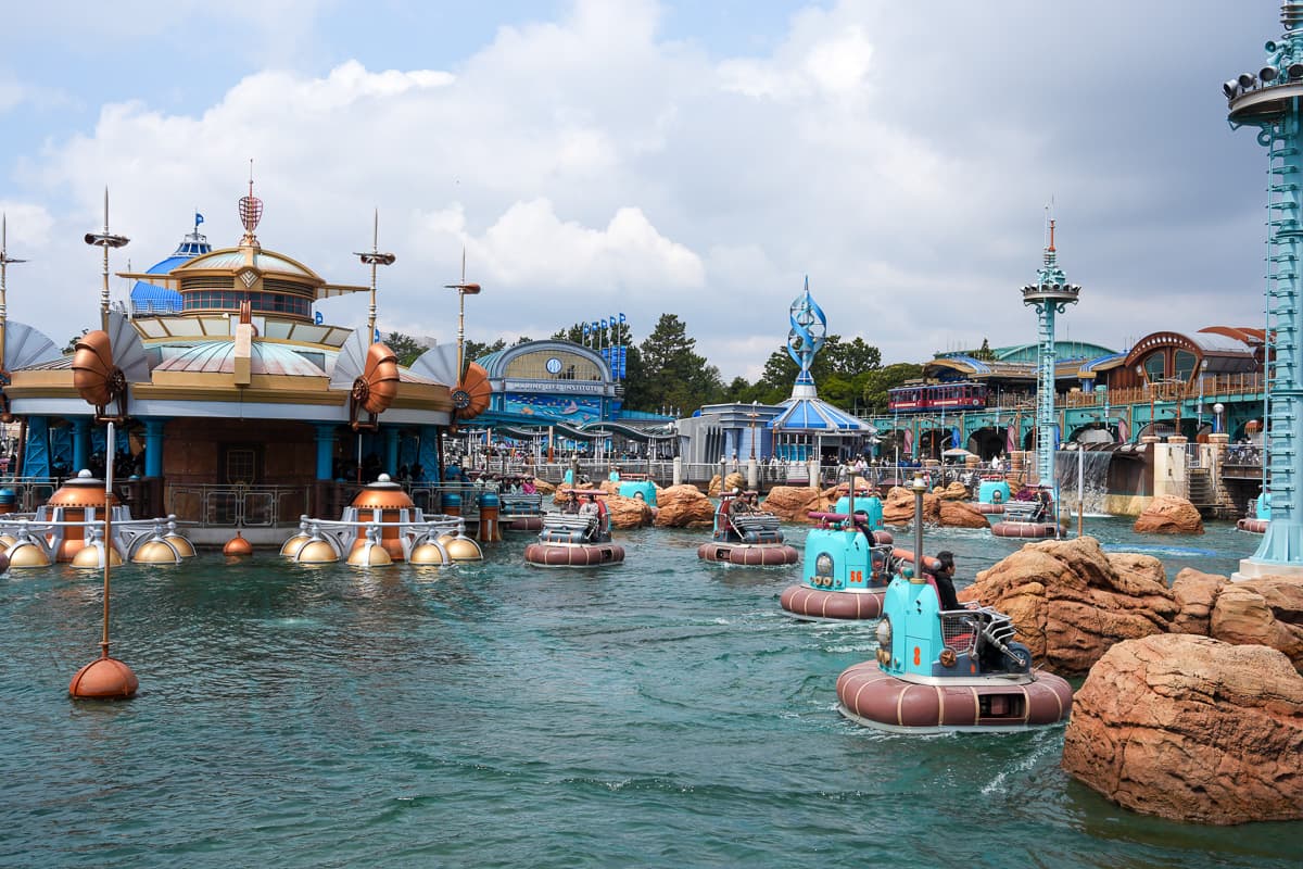 Aquatopia ride area at Tokyo DisneySea